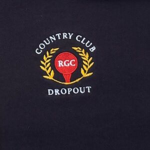 Country Club Dropout Navy Crewneck